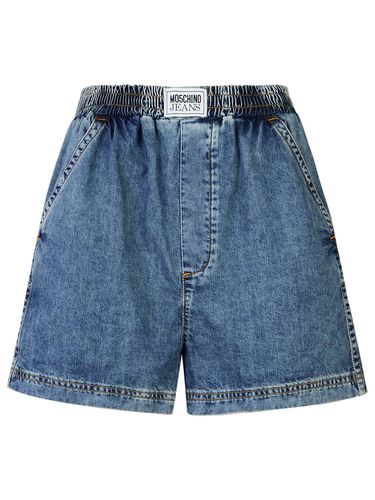 Cotton Jeans Shorts - M05CH1N0 Jeans - Modalova