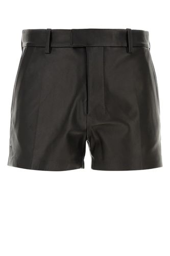 Leather Shorts - Ami Alexandre Mattiussi - Modalova