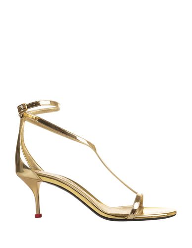 Harness Sandals In Metallic Leather - Alexander McQueen - Modalova