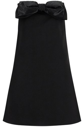 Strapless Mini Dress With Bow - self-portrait - Modalova