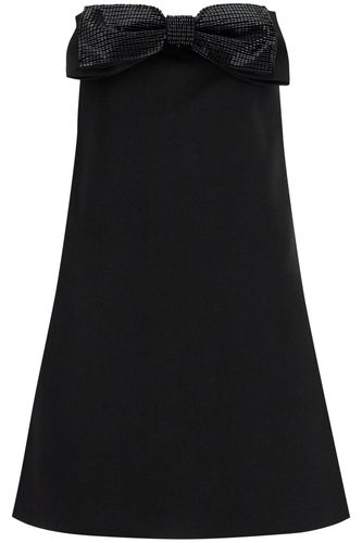 Strapless Mini Dress With Bow - self-portrait - Modalova