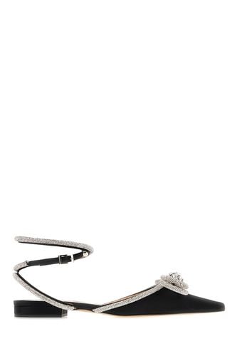 Satin Double Bow Ballerinas - Mach & Mach - Modalova