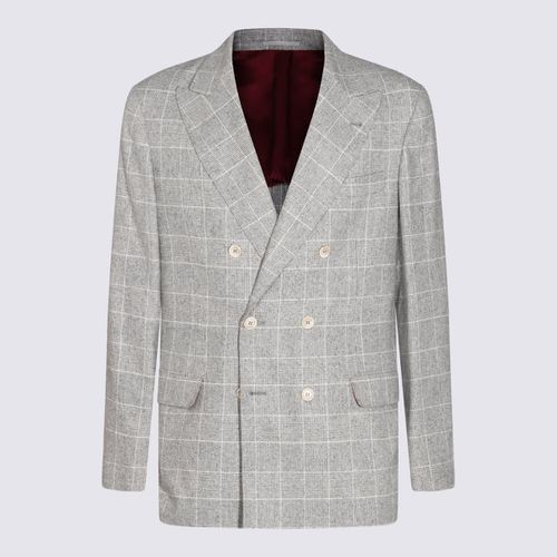 Brunello Cucinelli Grey Blazer - Brunello Cucinelli - Modalova