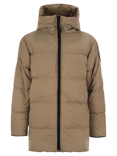 Lawrence - Down Jacket With Black Logo - Canada Goose - Modalova