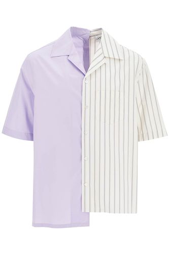 Asymmetric Bowling Shirt With - Lanvin - Modalova