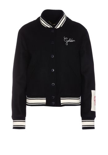 Embroidered Logo Bomber Logo - Golden Goose - Modalova