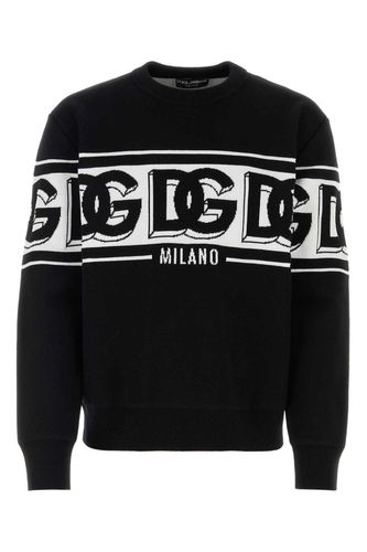 Intarsia Knitted Crewneck Jumper - Dolce & Gabbana - Modalova