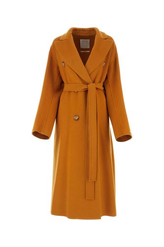 Ochre Wool Blend Draghi Coat - SportMax - Modalova