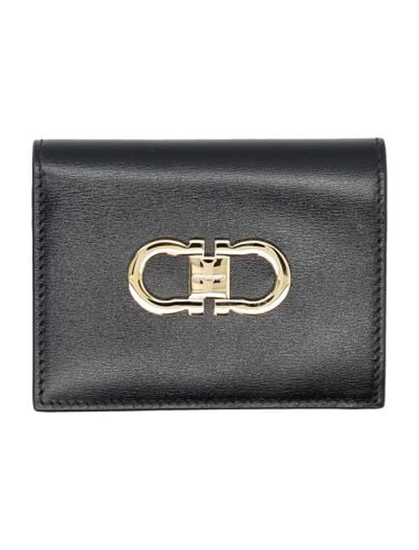 Double Gancio Bicolor Wallet - Ferragamo - Modalova