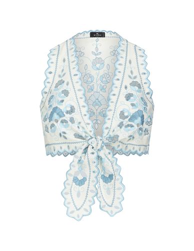 Crop Top With Bow And Embroidery - Etro - Modalova