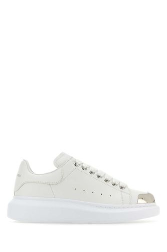 White Leather Sneakers - Alexander McQueen - Modalova