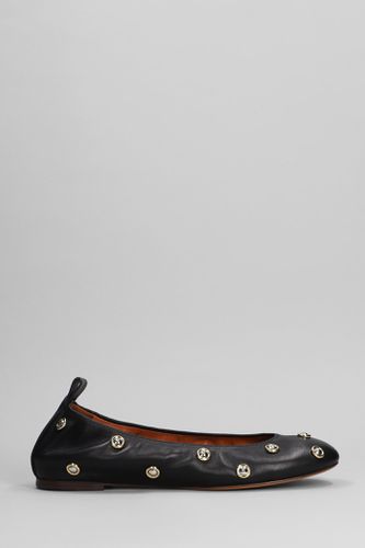 Ballet Flats In Leather - Lanvin - Modalova