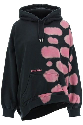 Graphic-printed Drawstring Oversize Hoodie - Dsquared2 - Modalova