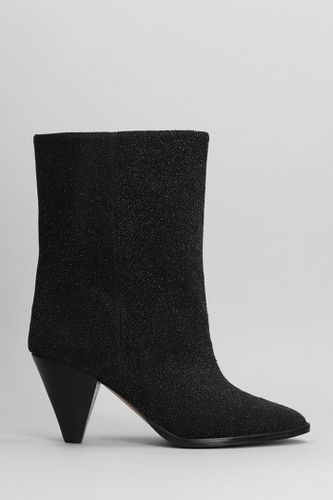 Rouxa High Heels Ankle Boots In Glitter - Isabel Marant - Modalova