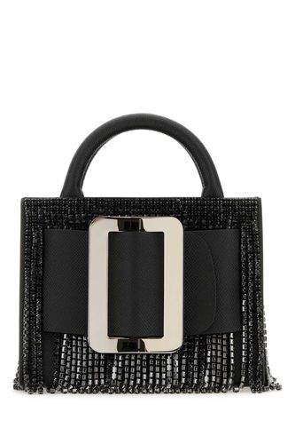 Leather Bobby 18 Crystal Flapper Handbag - BOYY - Modalova