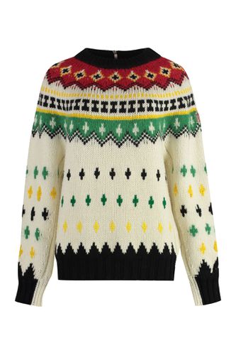 Jacquard Wool Sweater - Moncler Grenoble - Modalova