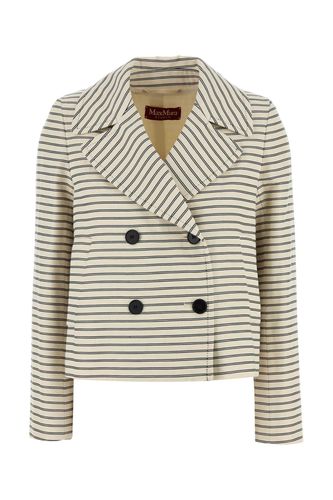 Embroidered Cotton Assuan Blazer - Max Mara Studio - Modalova