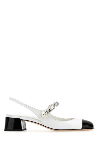 Miu Miu White Leather Pumps - Miu Miu - Modalova