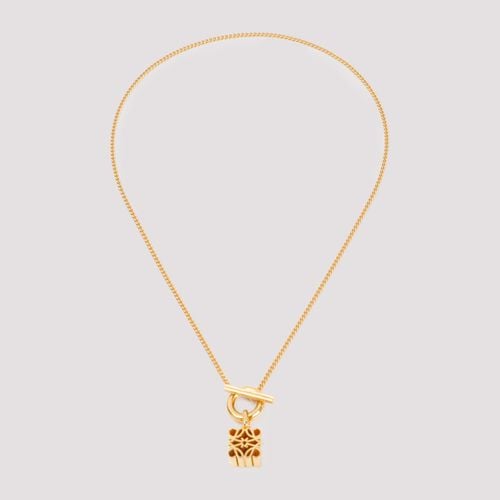 Loewe Anagram Pendant Necklace - Loewe - Modalova