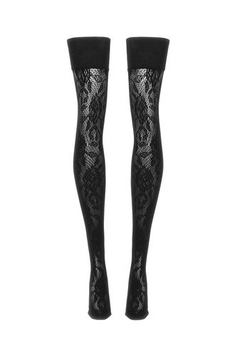 Thigh-high Laced Stockings - Alessandra Rich - Modalova