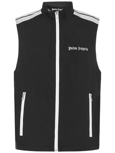 Palm Angels Zip Logo Gilet - Palm Angels - Modalova