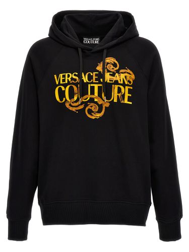 Logo Baroque Hoodie - Versace Jeans Couture - Modalova