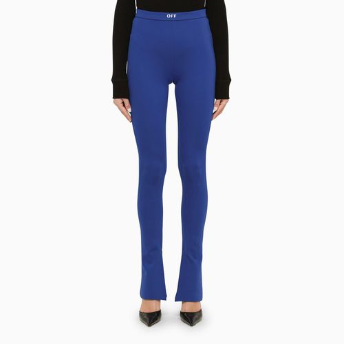 Off-White Dark Blue Flared Trousers - Off-White - Modalova