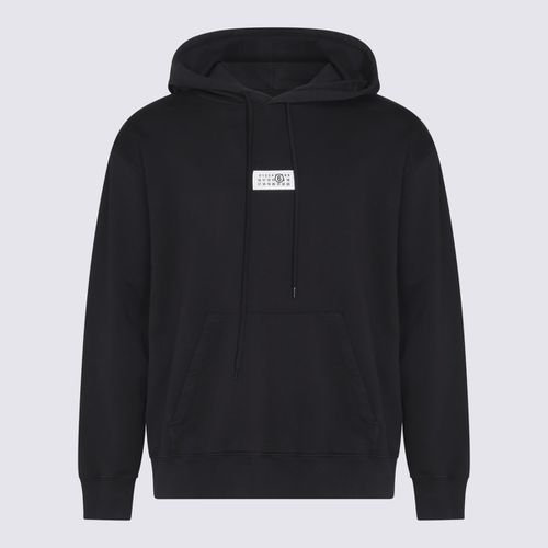 Black Cotton Sweatshirt - MM6 Maison Margiela - Modalova