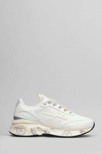 Moerun Sneakers In White Leather - Premiata - Modalova