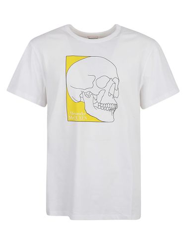 Skull Logo Print T-shirt - Alexander McQueen - Modalova