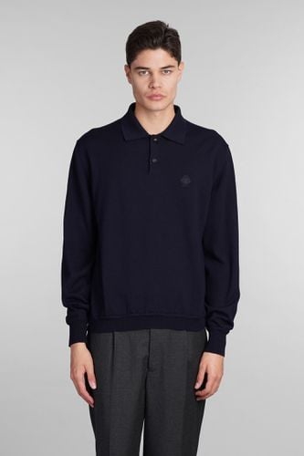 Bally Polo In Blue Wool - Bally - Modalova