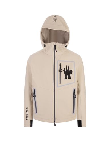 Beige Cormet Hooded Jacket - Moncler Grenoble - Modalova