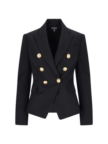 Balmain Double-breasted Blazer - Balmain - Modalova