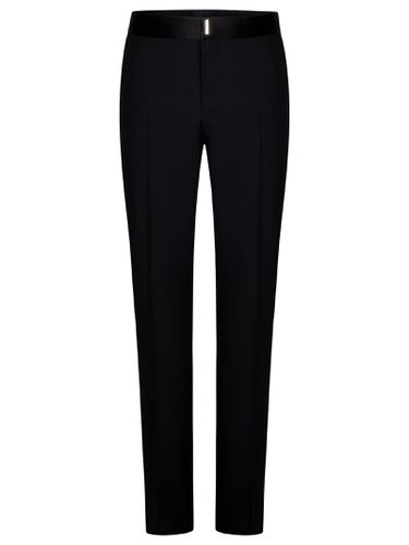 Givenchy Pants In Black Wool - Givenchy - Modalova