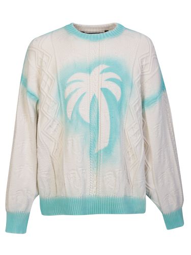 Palm Angels Palm Print Pullover - Palm Angels - Modalova