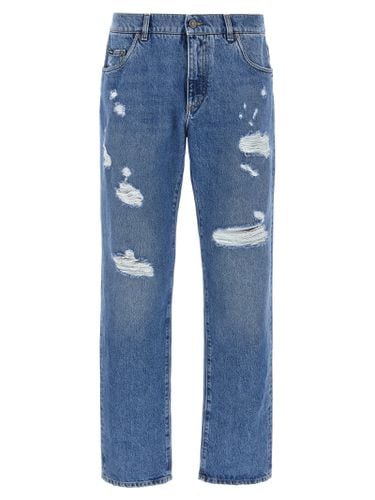 Dolce & Gabbana Destroyed Jeans - Dolce & Gabbana - Modalova