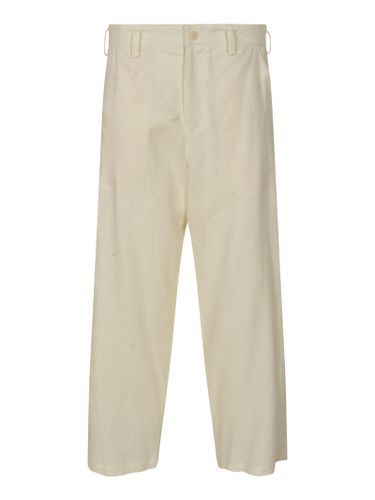 Straight Buttoned Trousers - Yohji Yamamoto - Modalova