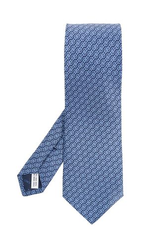 Ferragamo Micro Pattern Printed Tie - Ferragamo - Modalova