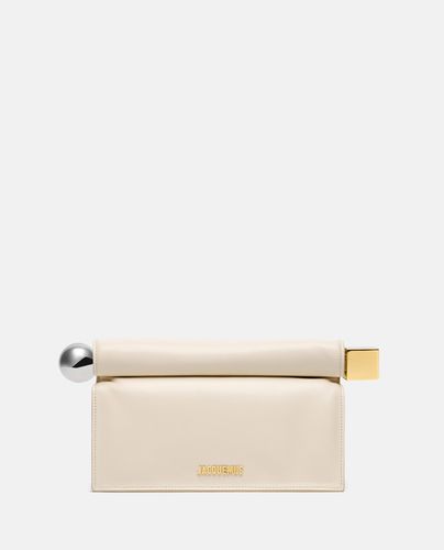 La Pochette Rond Carre Leather Handbag - Jacquemus - Modalova