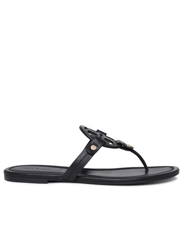 Leather Miller Sandals - Tory Burch - Modalova