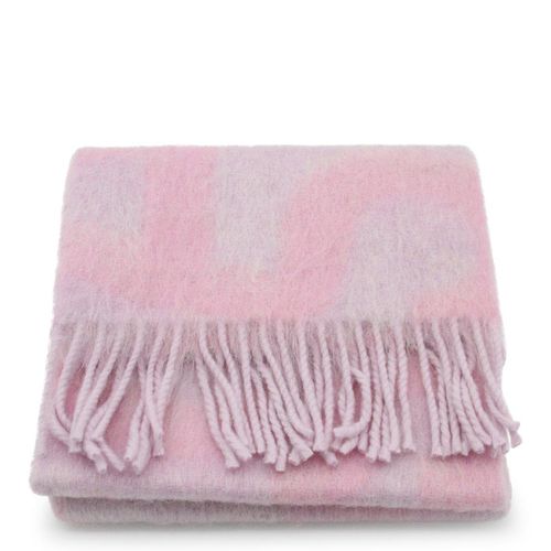 Logo Intarsia Fringed Scarf - Acne Studios - Modalova