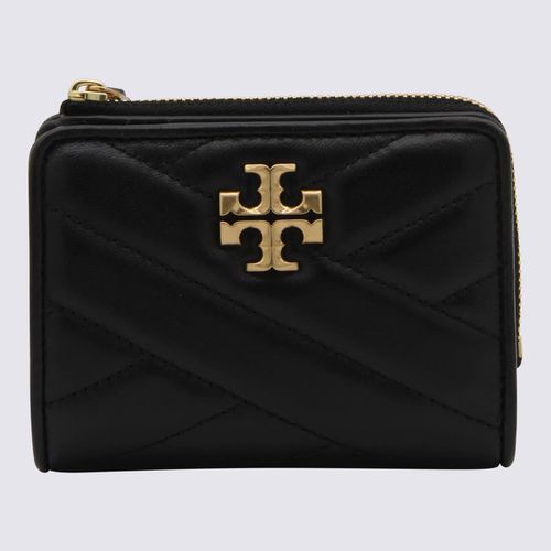 Leather Double T Wallet - Tory Burch - Modalova