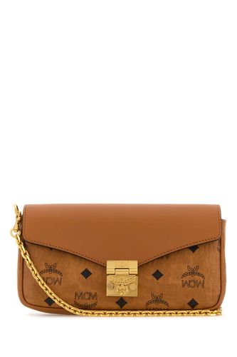Printed Canvas Mini Tracy Crossbody Bag - MCM - Modalova