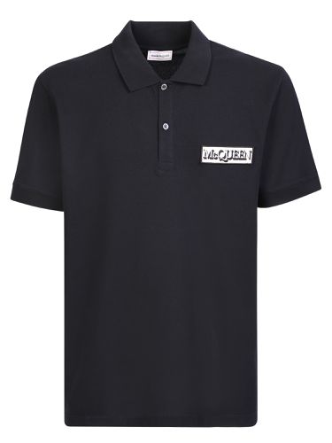 Logo Patch Polo Shirt - Alexander McQueen - Modalova