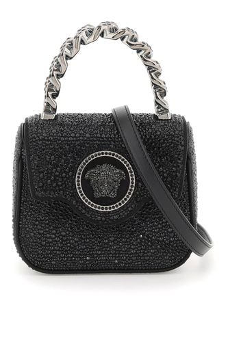 Versace la Medusa Crystal Handbag - Versace - Modalova