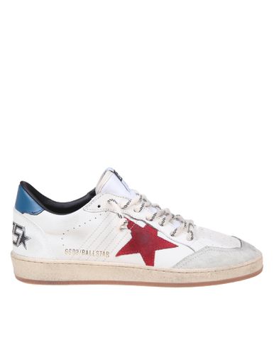 Ballstar Sneakers In Leather And Suede - Golden Goose - Modalova