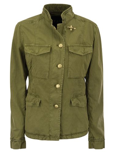 Fay Military Green Jacket - Fay - Modalova