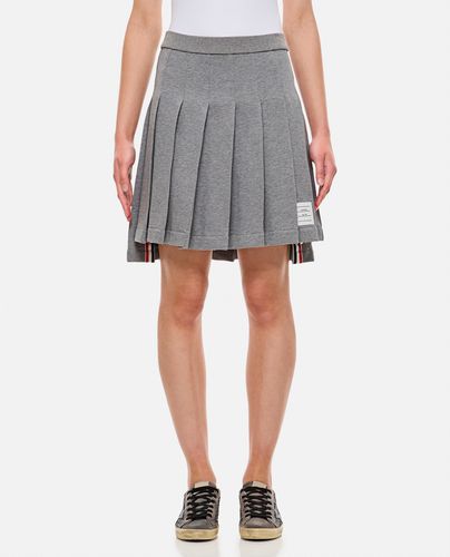 Mini Cotton Pleated Skirt - Thom Browne - Modalova