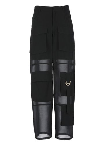 Pinko Cargo Georgette Pants - Pinko - Modalova