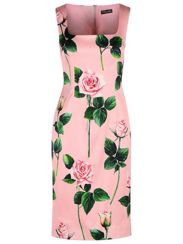 Dolce & Gabbana Pink Viscose Dress - Dolce & Gabbana - Modalova